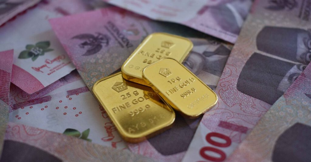 Symbolbild: Goldbarren als klassischer sicherer Hafen an den Finanzmärkten
