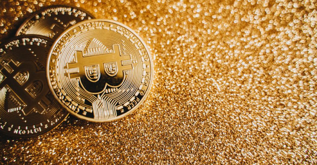 Symbolbild: Eine Bitcoin-Münze als Symbol für den Kryptomarkt.